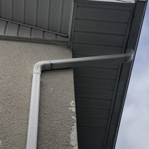 soffit and gutter downspout unique fix